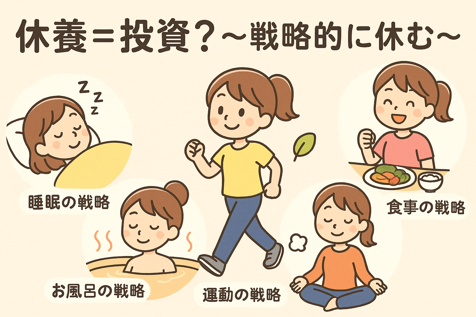 『休養＝投資』？🍀戦略的に休む〜🍀 | 特別支援教育をもっと身近に